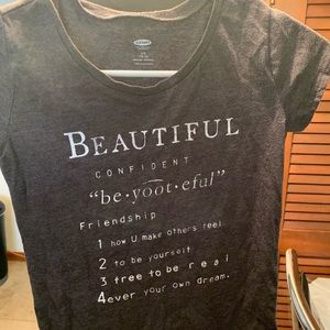 Girls Grey Short Sleeve Beautiful T-shirt